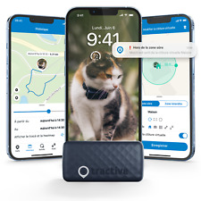 Tractive CAT Mini | Collier GPS chat avec moniteur de santé | Bleu RECONDITIONNÉ