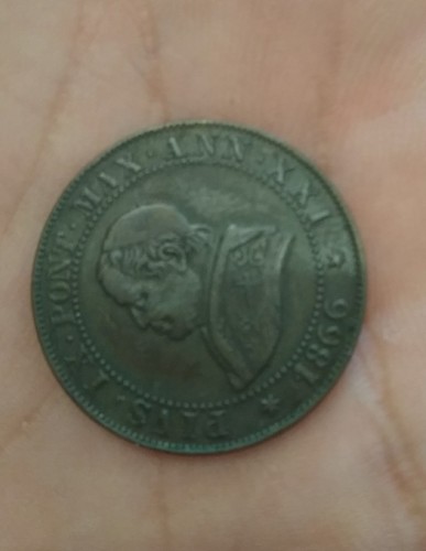 Soldo 1866 vatican - vatican., pius