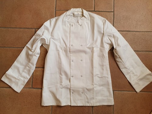 Veste blanche traiteur col - traiteur,