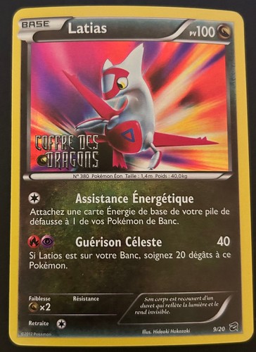 Carte pokémon latias 20 - carte,