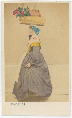 Cdv rehaussée circa 1865 - cdv,