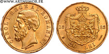 Roumanie - Charles I, 20 Lei