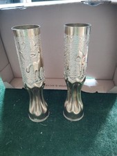 Douilles d'obus sculptée