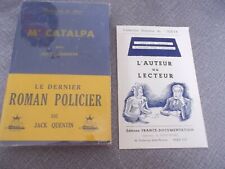 Jack Quentin: "Mr Catalpa" EO -1947-