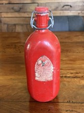 ANCIENNE GOURDE ROUGE EN ALUMINIUM TOURNUS / LE GRAND TETRAS / MADE IN FRANCE