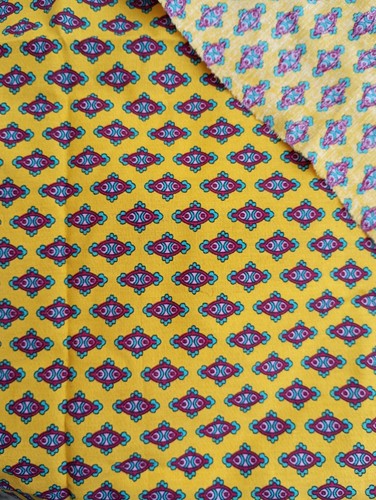Tissu ancien coton provençal - ,