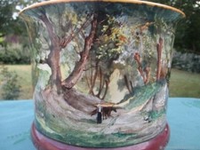 Cache pot ancien porcelaine