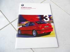 BMW Série 3 Compact 1999 brochure catalogue prospectus dépliant