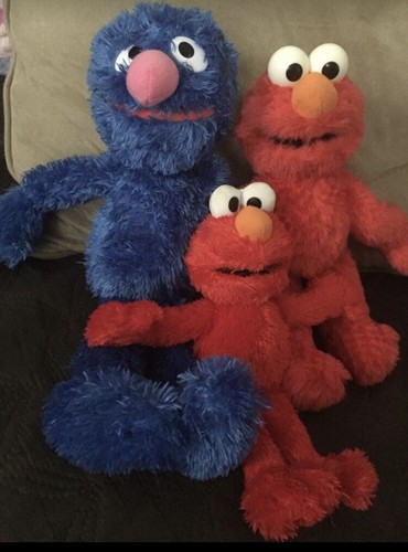 Cookie monster and elmos - and,