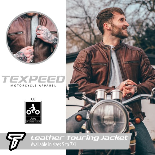 Veste cuir moto - veste,