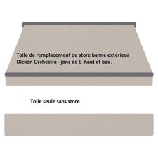 TOILE DE STORE BANNE POUR RE-ENTOILAGE