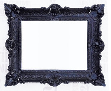 Cadre Baroque Noir 56x46 Cadre