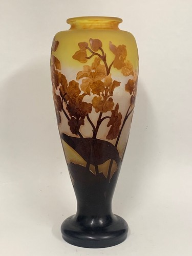 Gallé vase décor - gallé,, de
