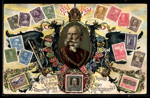Carte postale empereur - carte,