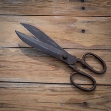 Anciènne paire de ciseaux de verrier tailleur ancien outils 16eme ou 17eme S