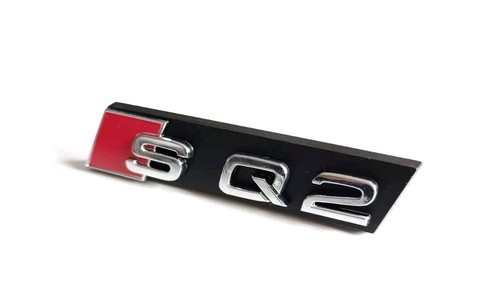 Logo audi sq2 calandre chrome - logo,