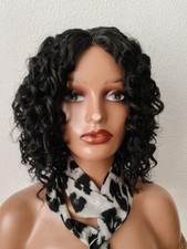Perruque brune Cheveux semi -