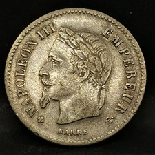 20 CENTIMES 1867 BB STRASBOURG