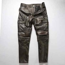 Pantalon en cuir de motard