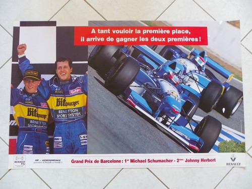 Poster benetton renault - poster,