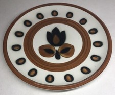 Lot3 De 6 Assiettes Plates Vintage Signées BOCH MODÈLE KIMONO H 2 D 24 Cm