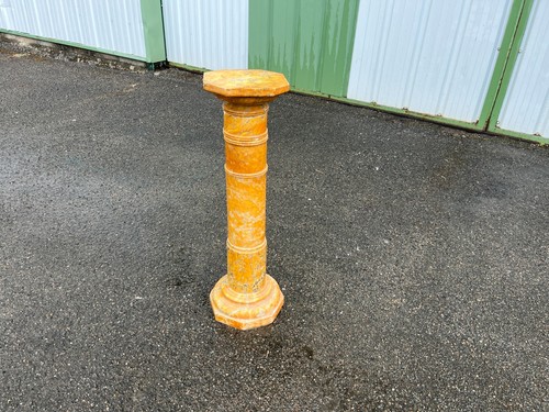 Colonne piédestal albâtre - piédestal, en