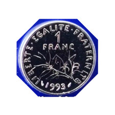 FRANCE 1993 _ 1 Franc semeuse