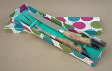 Ancien COUVERTS COUTEAU FOURCHETTE PIED DE BICHE découpe chasseur cabane chasse