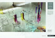 Publicité Advertising 1220 2011  Roche Bobois  table canapé  Diapo bridge Ava 2p