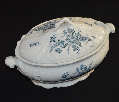 Ancienne soupière faïence - soupière, en