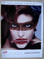 Publicité Papier - Stylo Plume  LOUIS VUITTON de 1998