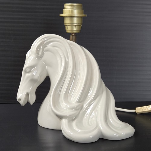 Lampe table vintage cheval - de,