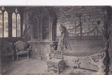 Carte postale ancienne postcard MELLO château chambre à Coucher de l'Ermitage ti