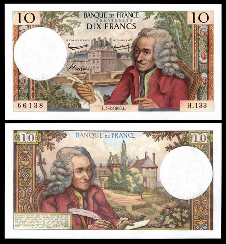 Billet france 10 francs - billet,