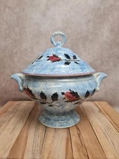 Soupière ancienne Gien décor