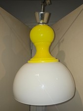 suspension vintage en opaline