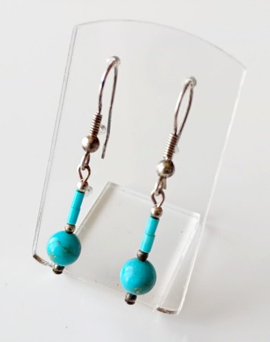 Boucle oreille turquoise - d'oreille, en