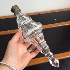 Baccarat Poignard de Lustre fin XIXème Cristal Pampilles 24,5 cm