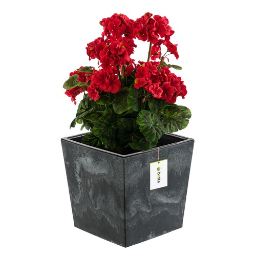 Pot fleur carre avec insert - pot, de