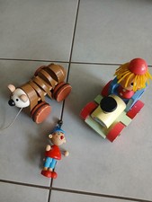 Lot De 3 Jouets En Bois Dont 2