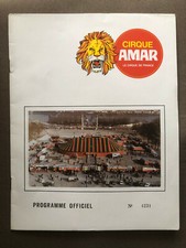 Cirque : ancien programme du