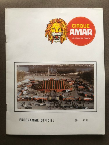 Cirque ancien programme du - :,