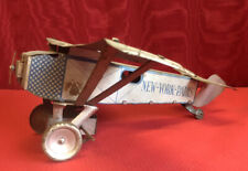 JML AVION NEW-YORK PARIS JOUET ANCIEN TOLE LITHOGRAPHIEE