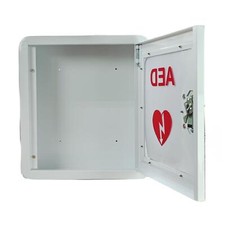 Armoire Aed et plaque