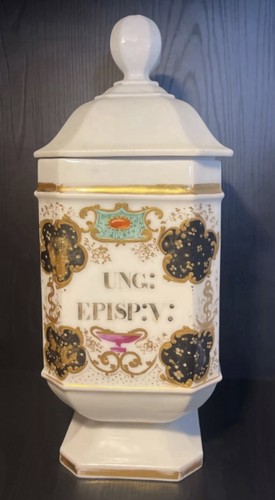 Pot pharmacie porcelaine de - porcelaine,