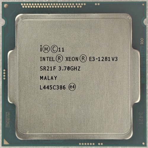 Processeur intel xeon 1281 - xeon, e3-1281