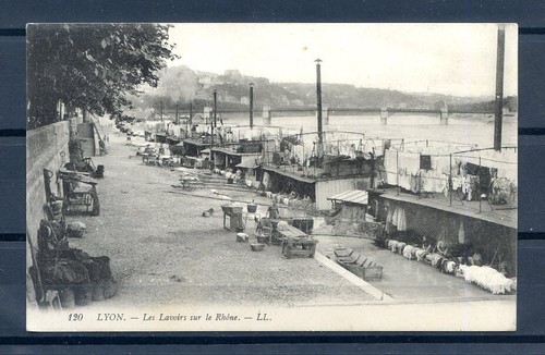 Cpa lyon lavoirs - lyon, le