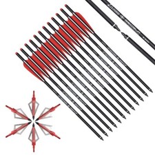 12 Flèches d'arbalète de 16