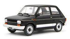 Miniature Voiture Auto 1:18 LaudoRacing FIAT 126 PERSONAL 4 Noir 1980 Modélisme