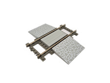 Lego® train 9V chemin de fer voie ferrée passage à niveau traversée pavage